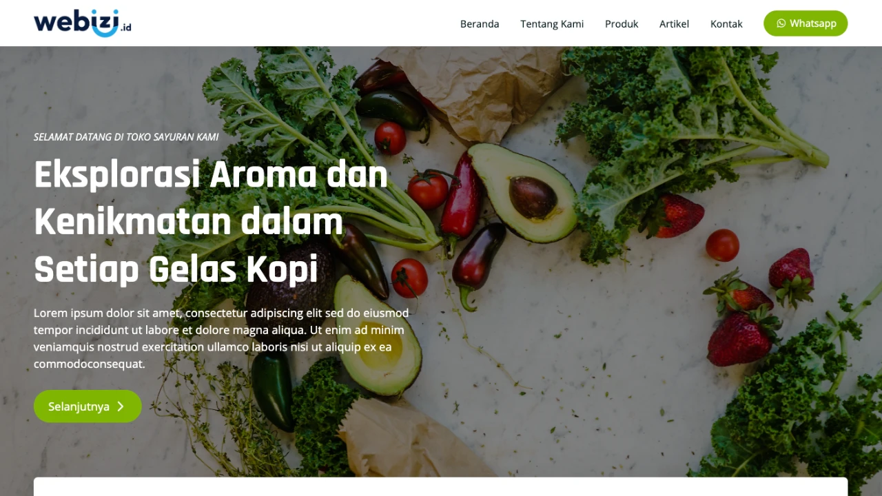 Fresh Harvest Organics - Webizi