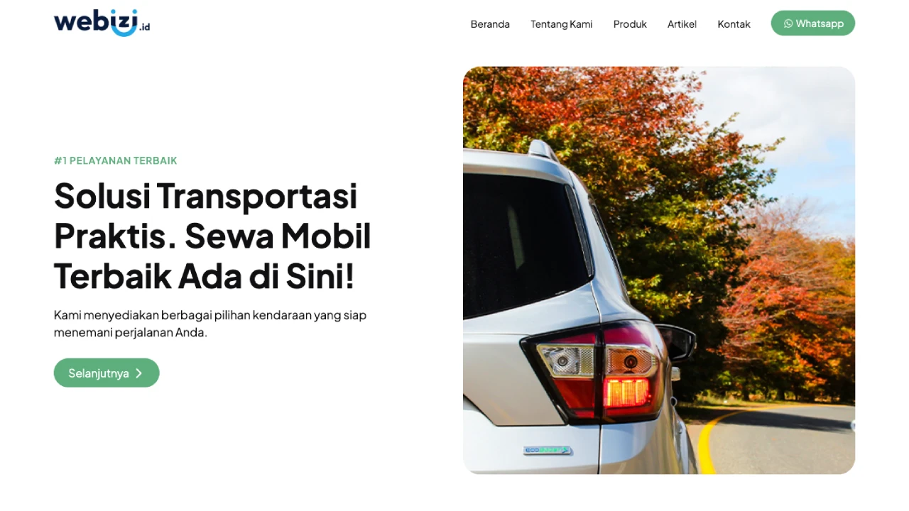 Hop On! Easy Car Rentals - Webizi