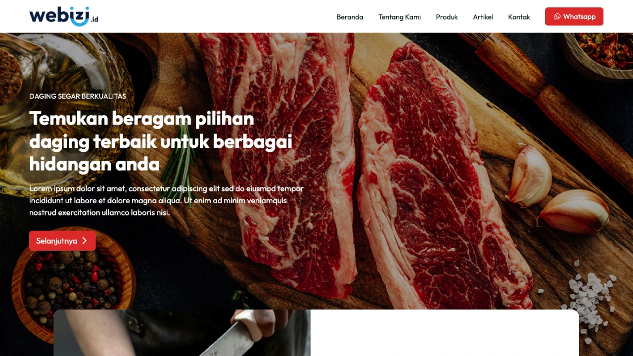 Premium Meats for Every Dish - Webizi