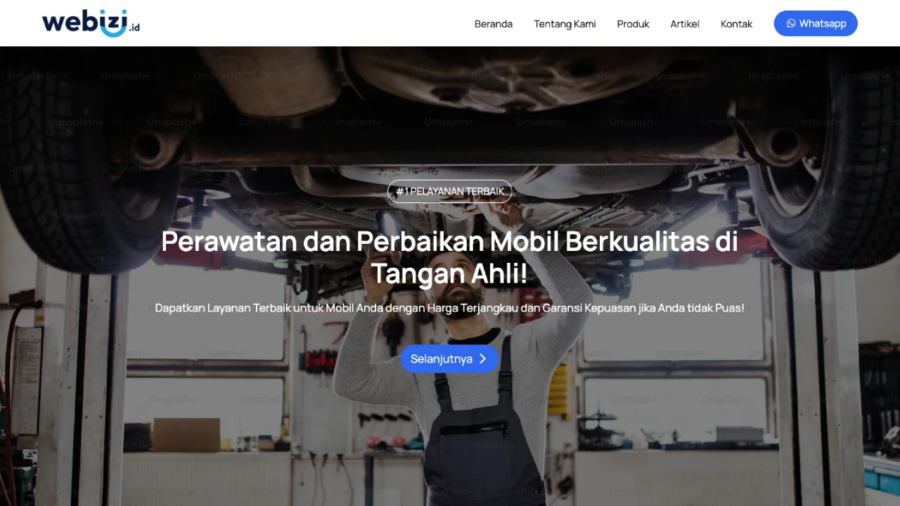 Professional Mechanic and Auto Shop - Webizi